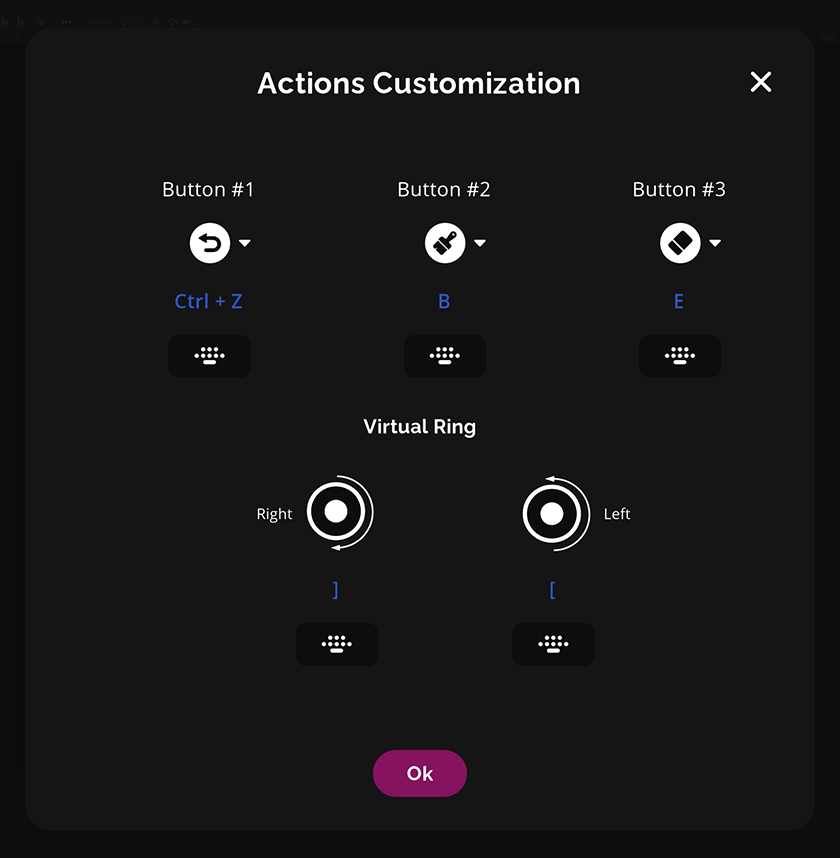 Holo.Pen: Customizable Actions and Virtual Ring